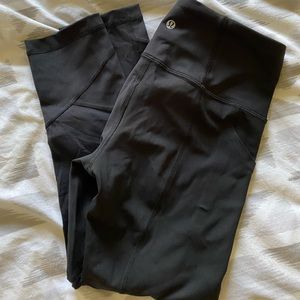 Lululemon Pace Rival High-Rise Crop 22”- Black
